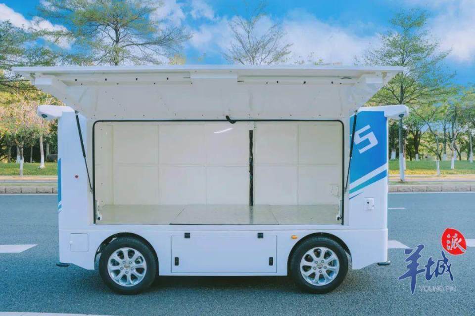 無人駕駛物流車廣州南沙上路測(cè)試，智慧物流新篇章開啟